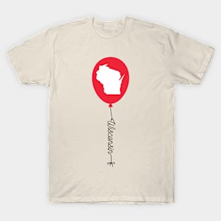 Wisconsin State Balloon T-Shirt